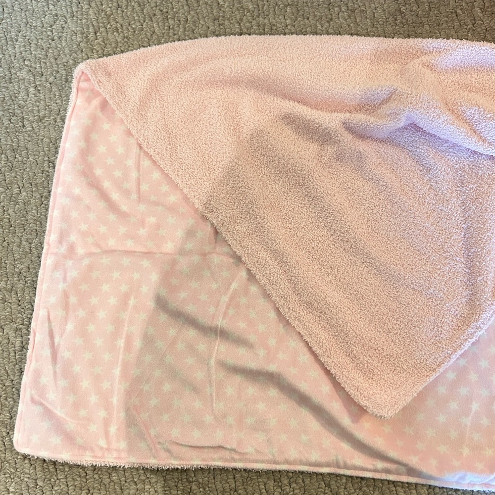 Pink Star Patterned Baby Blanket